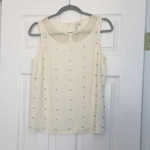 Lauren Conrad Bow Jeweled Tank